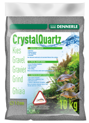 Dennerle - Crystal Quartz Gravel Slate Grey 10 kg