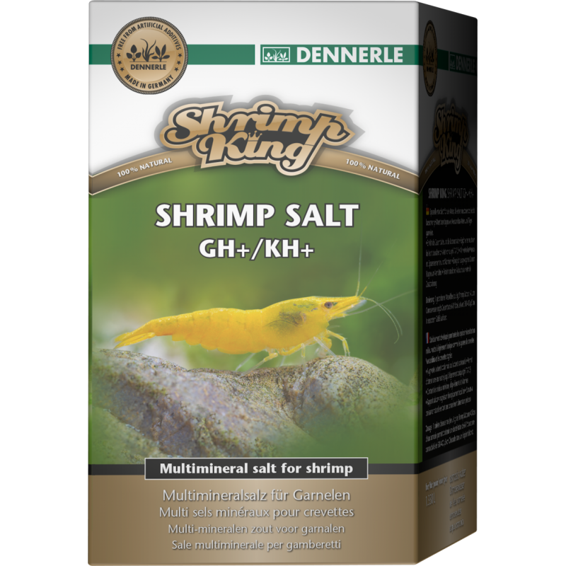 Dennerle - ShrimpKing Shrimp Salt GH+/KH+ 200 gr
